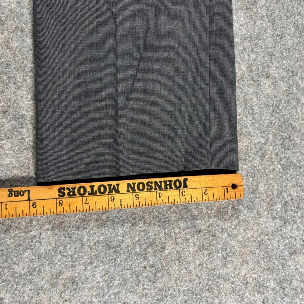 Lauren Ralph Lauren Mens Gray Classic Fit Wool Ultraflex Suit Trouser Pant 44x32